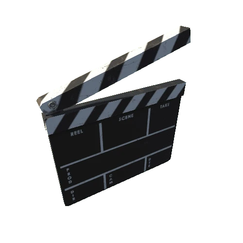 Clapboard Traditional 01 Animatable